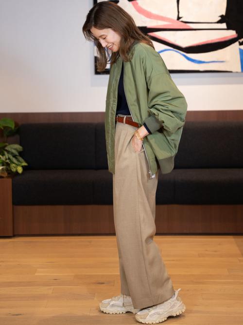 ワイドストレートパンツ