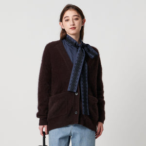 レース コンビ ボウタイ リボン ブラウス ‐ウォッシャブル‐