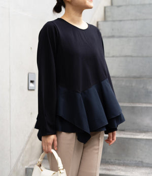 ドッキングイレヘムブラウス