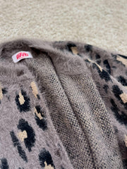 アンゴラレオパードカーディガン – &DROBE (アンドローブ)