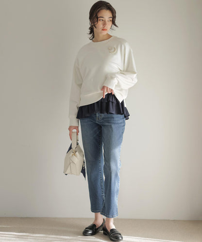 ミッドデニム パンツ