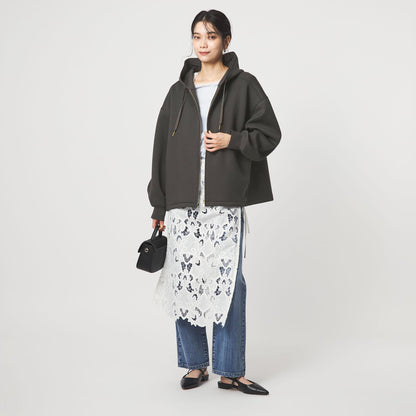 ［size SHORTあり］ダンボール ジップ フーディ