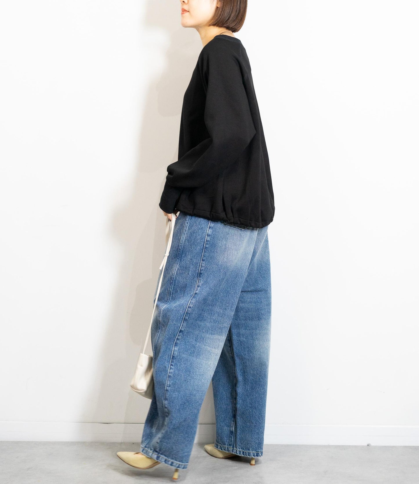 裏起毛ドロストスウェット