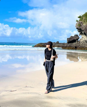 ポーチ付きメッシュショルダーバッグ