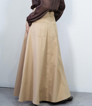タックツイルフレアスカート