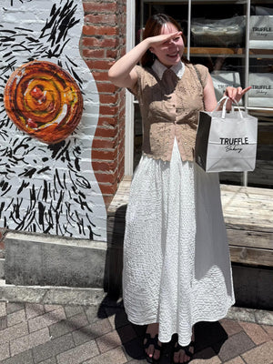 総レースシャツブラウス