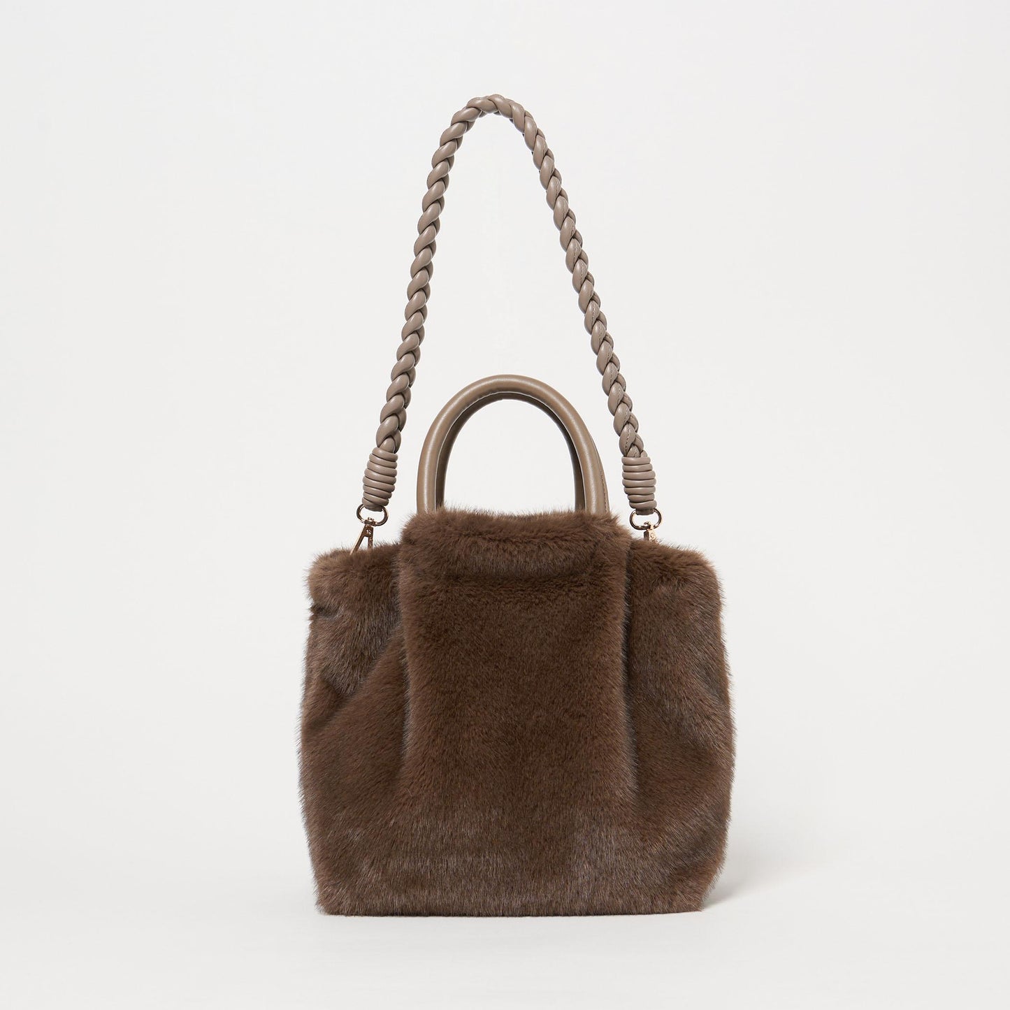 フェイクファー2WAY トートバッグ / ショルダーバッグ