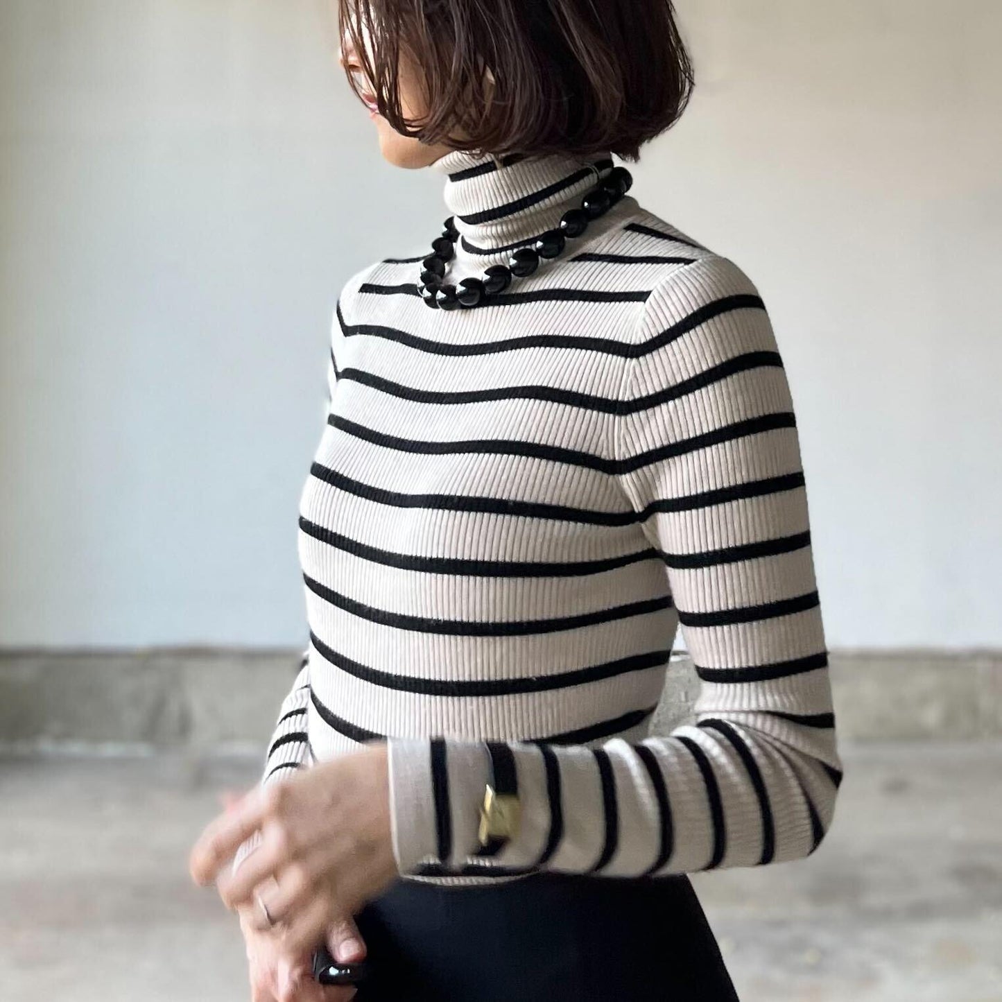 ぶどうの実ブラックネックレス