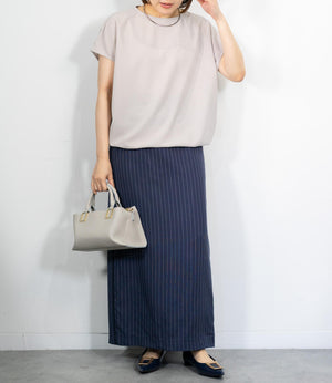 【10万人の正解シリーズ】コクーンシルエットボートネックカットソー