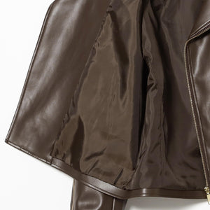 レザーライク ジャケット（S〜M）