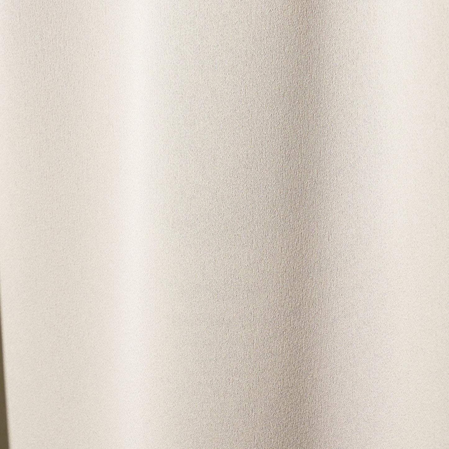 バック サテン Vネック ロングスリーブ ブラウス ‐ウォッシャブル‐