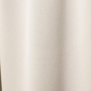 バック サテン Vネック ロングスリーブ ブラウス ‐ウォッシャブル‐