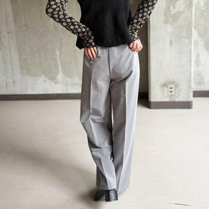 美シルエットストレートパンツ