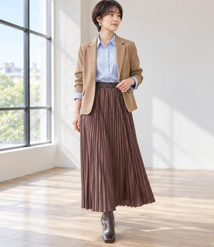 リバーシブルプリーツスカート