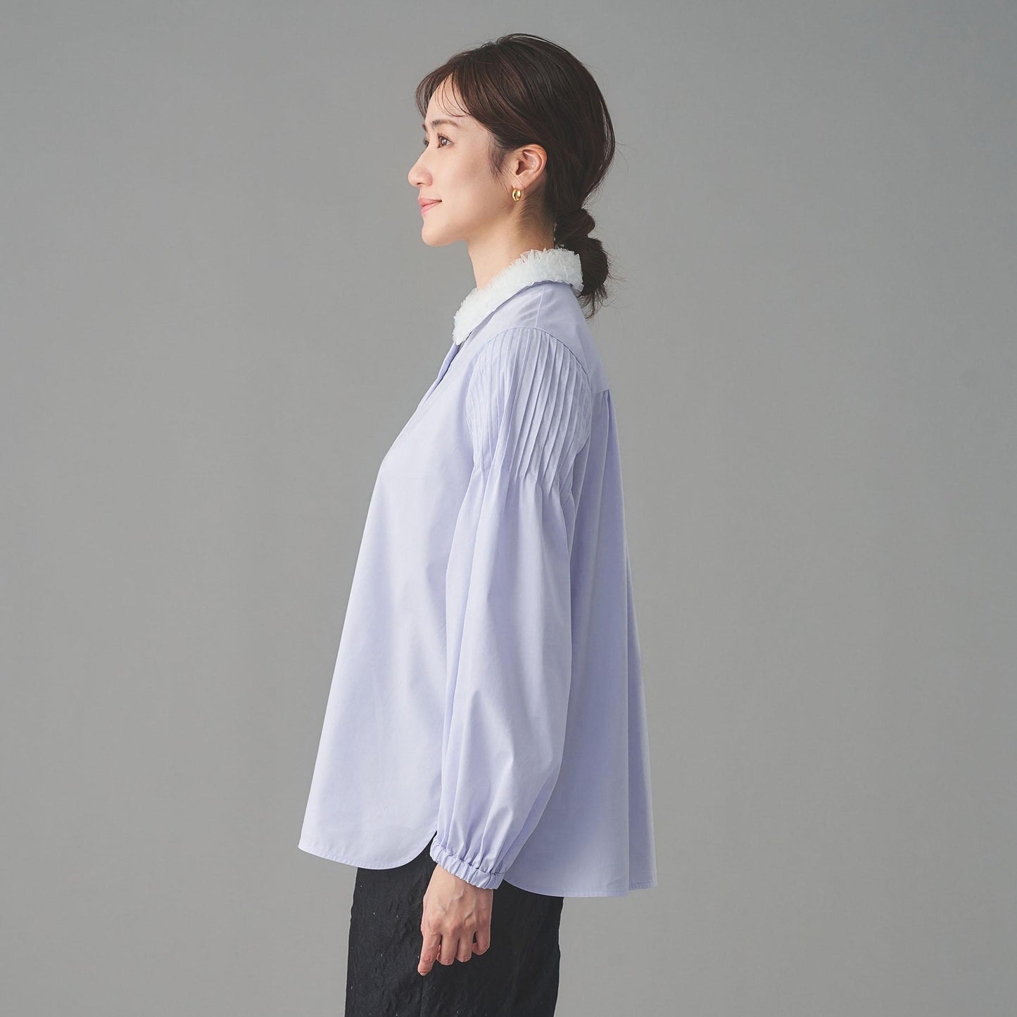 チュールカラー 2WAY ブラウス