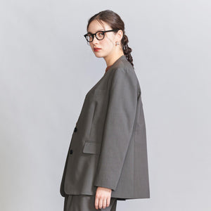 カットオフ カラーレス ジャケット