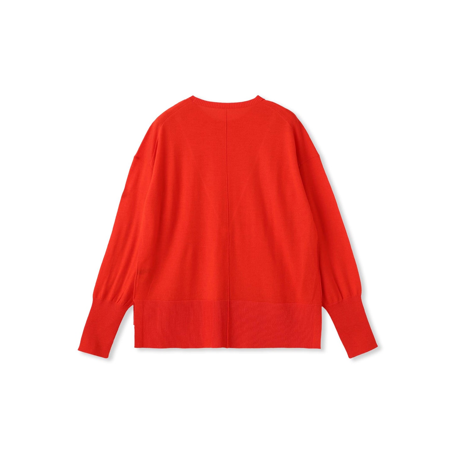 【WEB限定】ベーシックウールクルーネックニット≪洗える≫