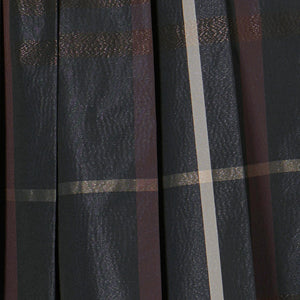 チェック タフタ プリーツスカート