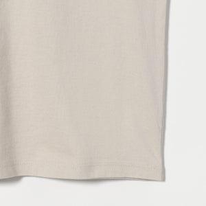 コットン ロゴプリント フレンチスリーブ Tシャツ
