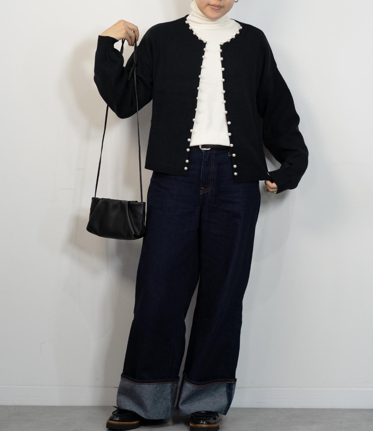 タートルネックソフトニット