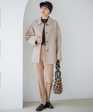 MANTECOPure リバー ステンカラーコート