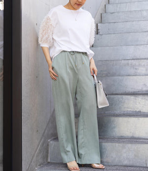 シアーフリンジドッキングカットソー