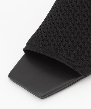 ストーン ヒールサンダル