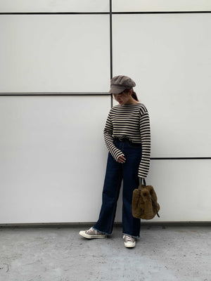 JQボーダーロングニットTOPS