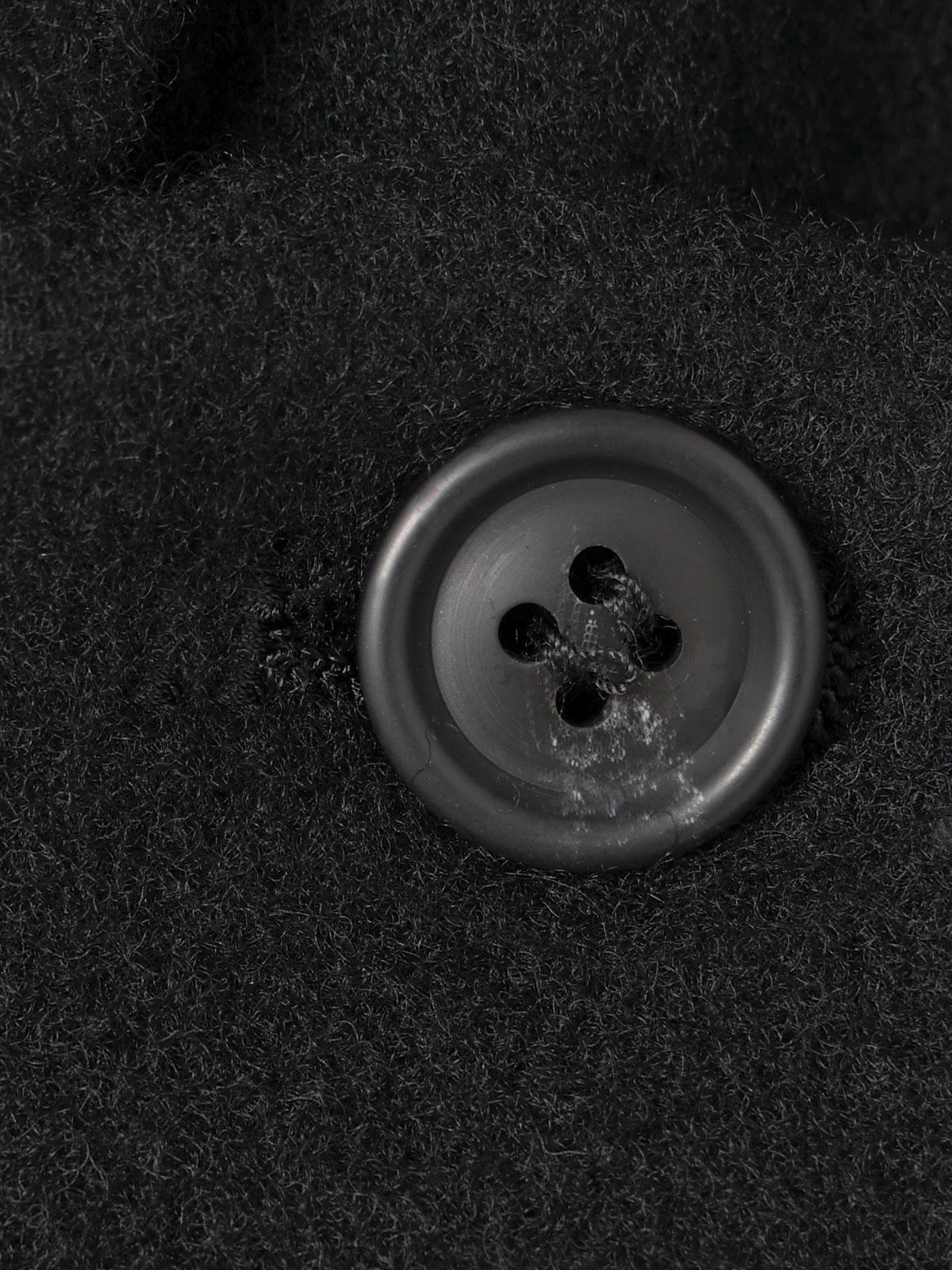 mizuiro ind ウールブレンドスタンドカラーコート