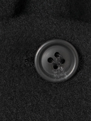 mizuiro ind ウールブレンドスタンドカラーコート