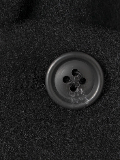 mizuiro ind ウールブレンドスタンドカラーコート