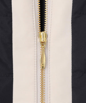 2WAYノーカラーダウン ジャケット