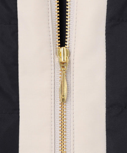 2WAYノーカラーダウン ジャケット