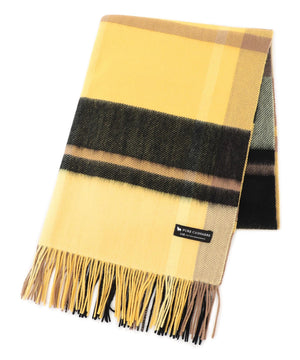 カシミヤ チェック ストール