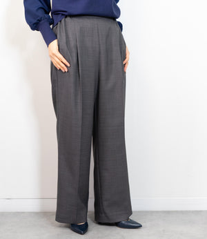 センタープレスストレートパンツ