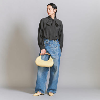 【WEB限定 Wardrobe DAILY MINIMAL】リボンタイブラウス -2WAY/ウォッシャブル-