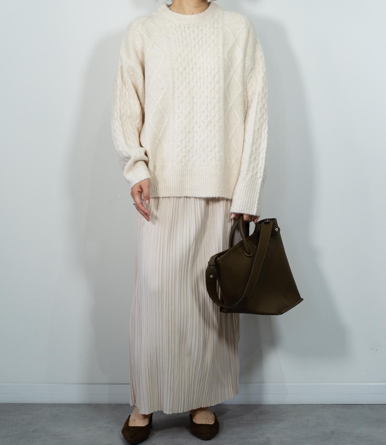 ストレートプリーツスカート