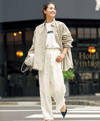 コットン オーバーシャツ