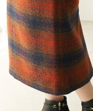 チェックスカート