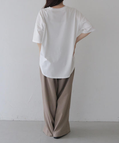 【接触冷感】ラウンドテールフォトTシャツ