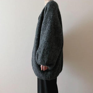 パフスリーブルーズカーディガン