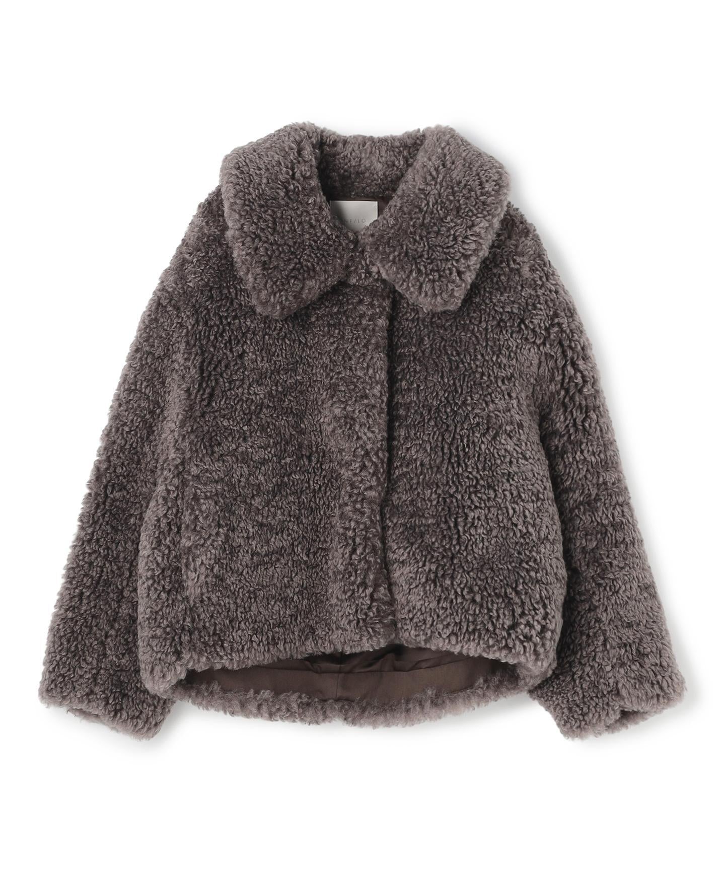 エコファー ステンカラーコート