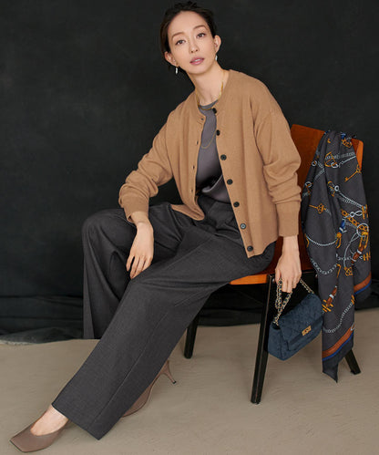 スエード キルティング ショルダーバッグ