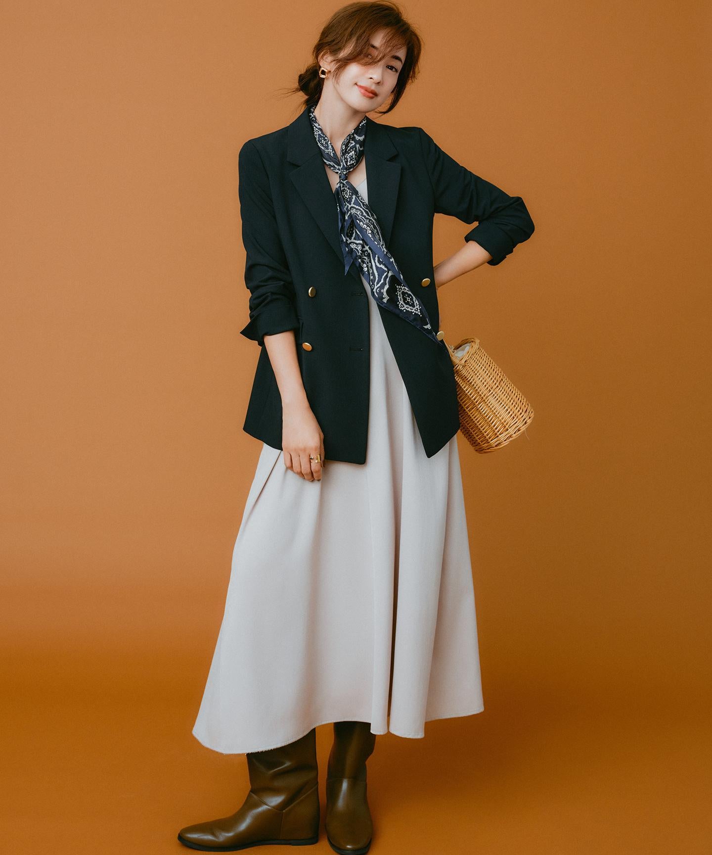 ウーステッドエステル テーラードジャケット