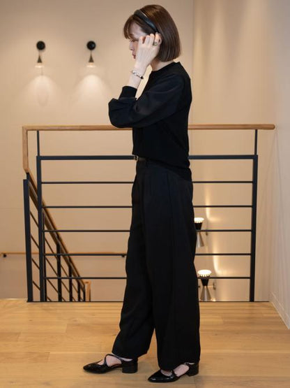 ワイドストレートパンツ