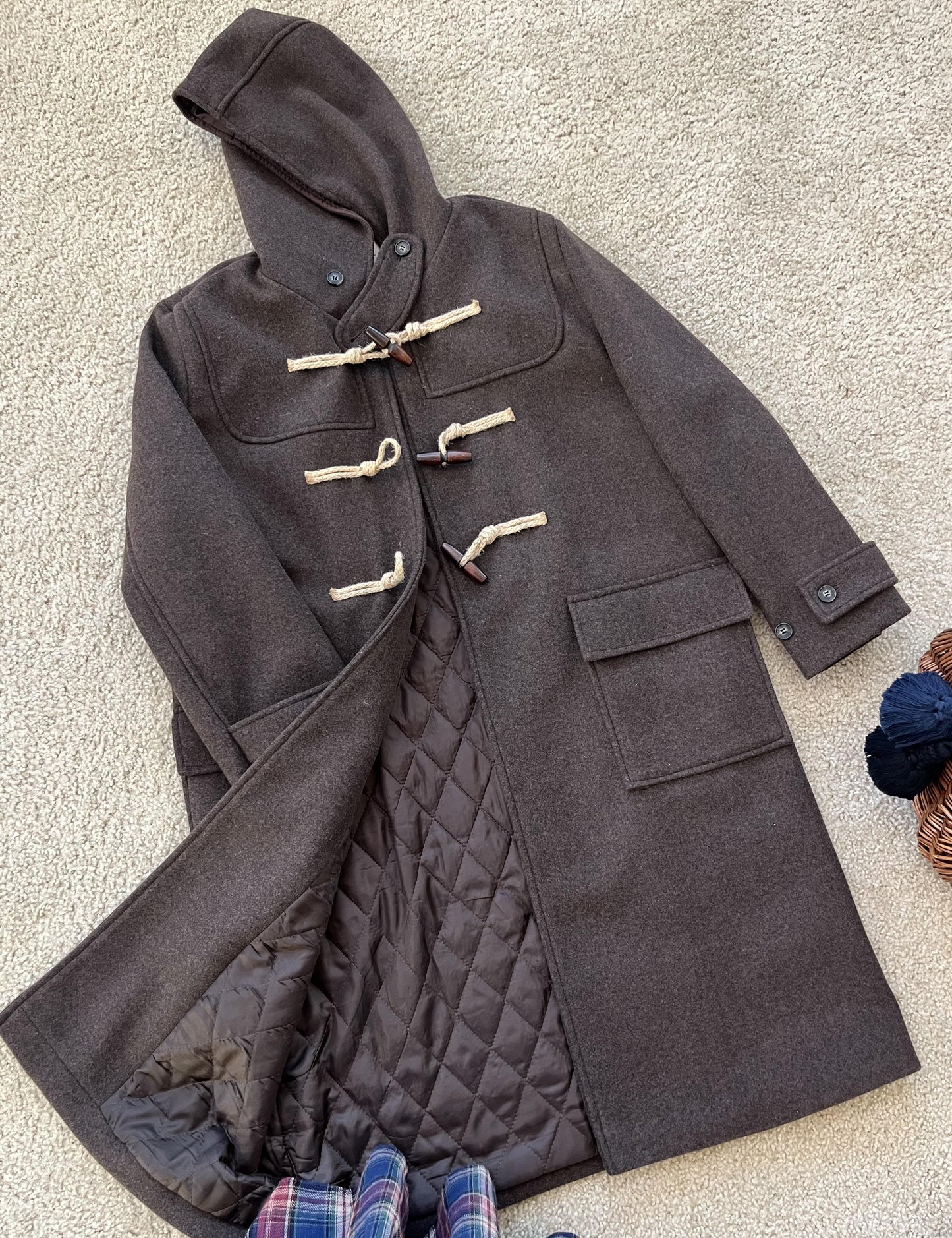 BROWNダッフルコート