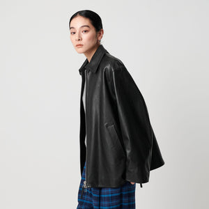 シープレザー フロントジップ ジャケット
