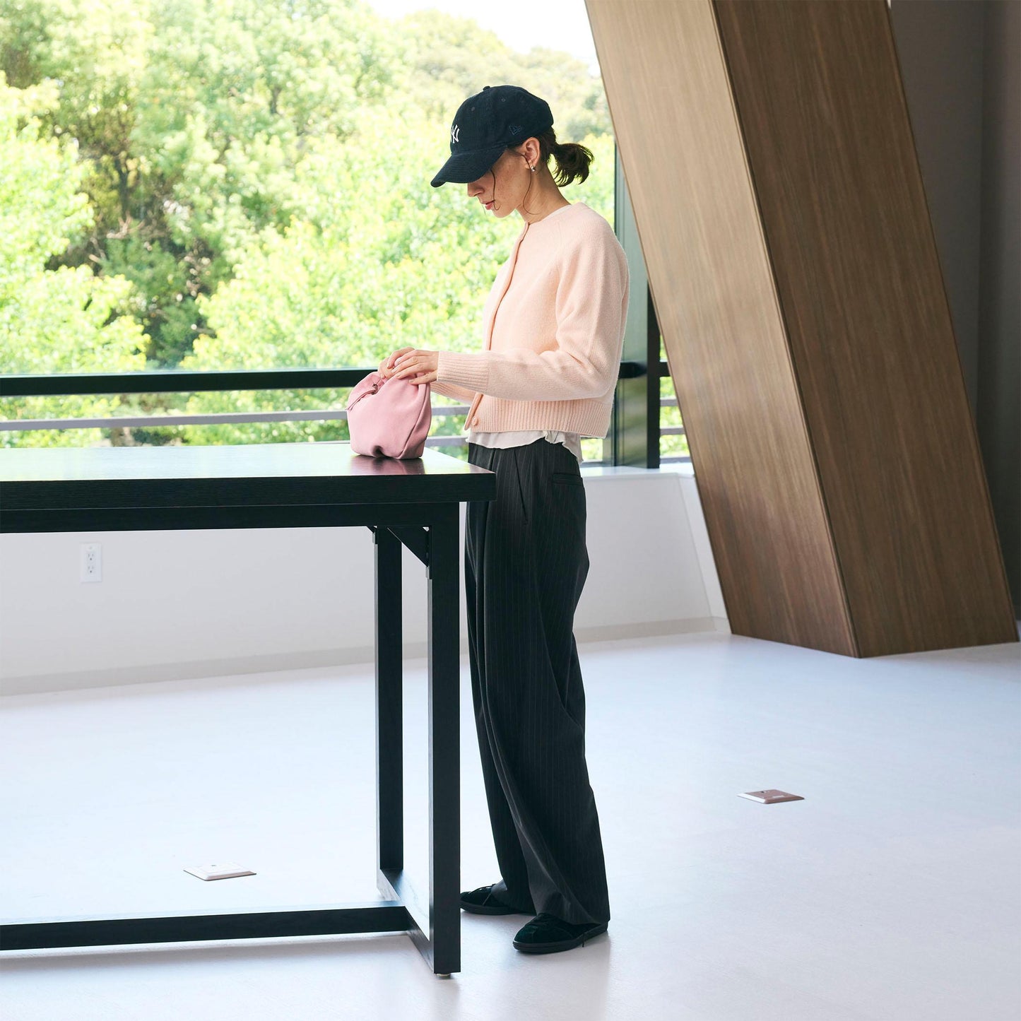 ウールニット ショートカーディガン