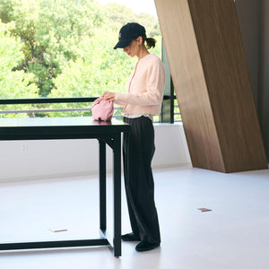 ウールニット ショートカーディガン