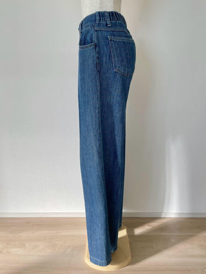 センタープレスフレアデニム